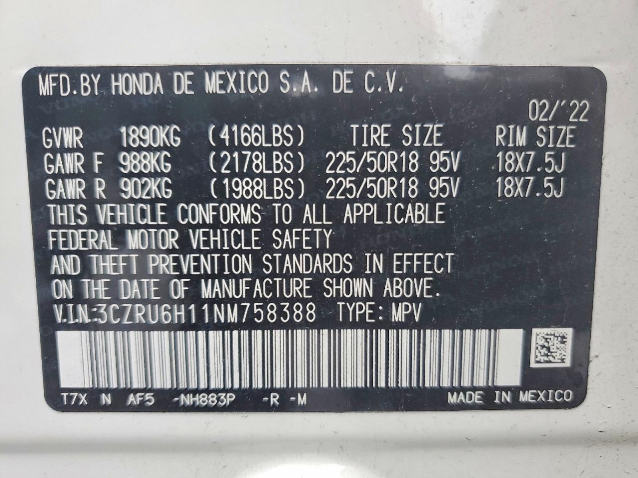 Honda HR-V Sport