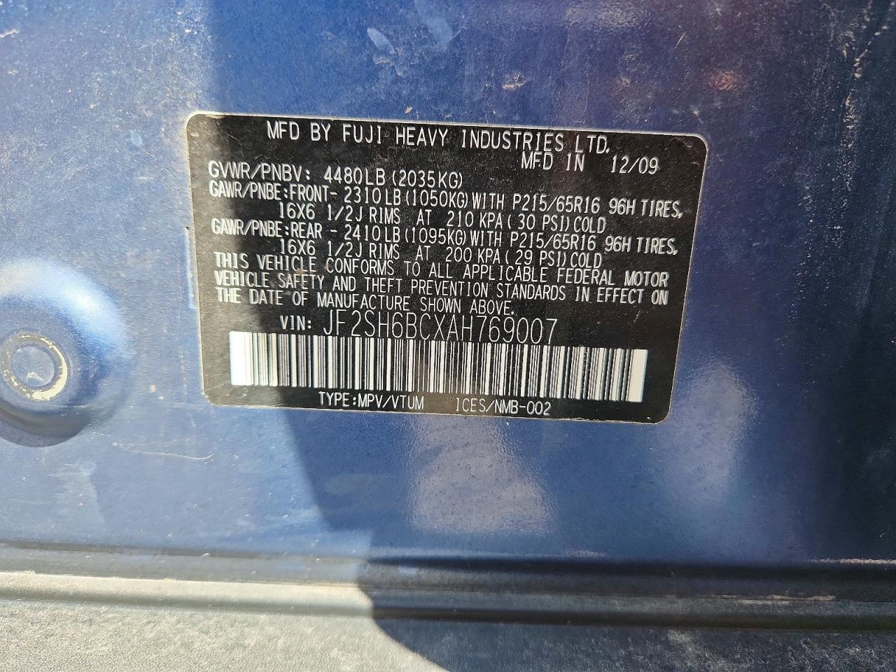 Subaru Forester Xs