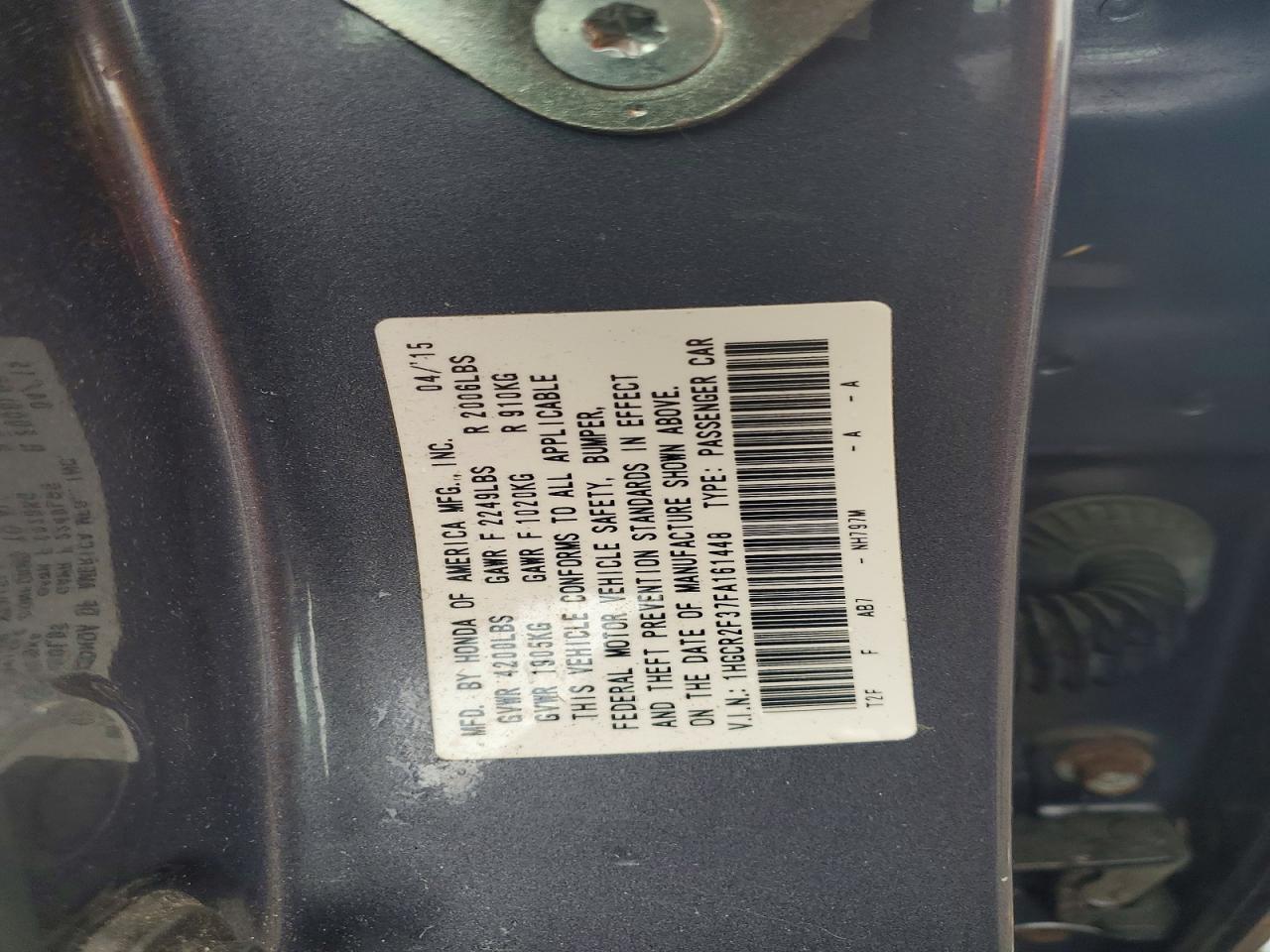 Honda Accord Lx