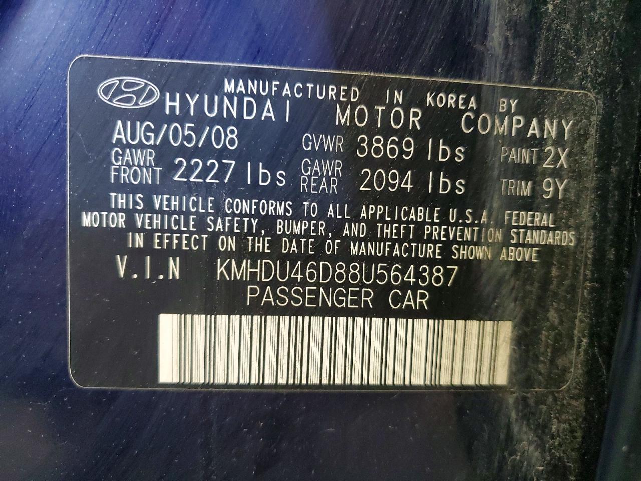 Hyundai ELANTRA Gls
