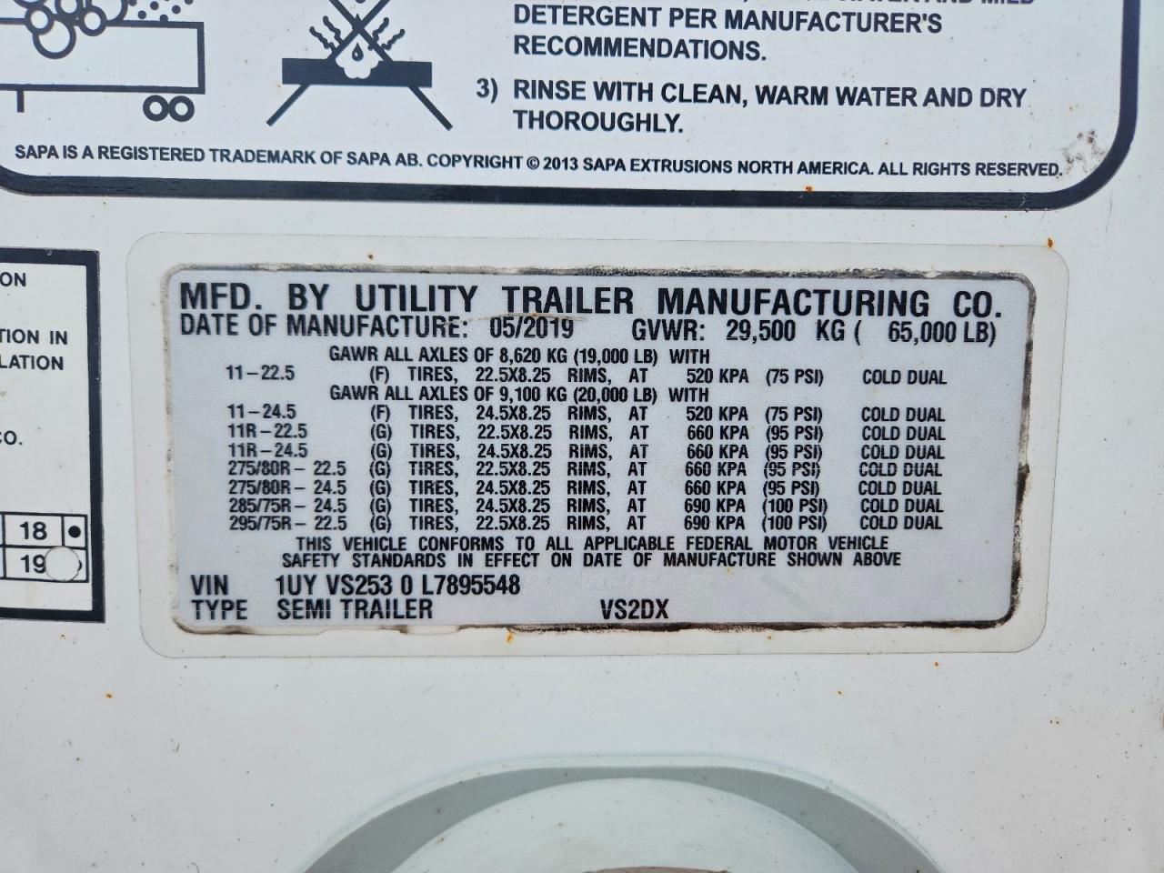 Utility Trailer Dry Van