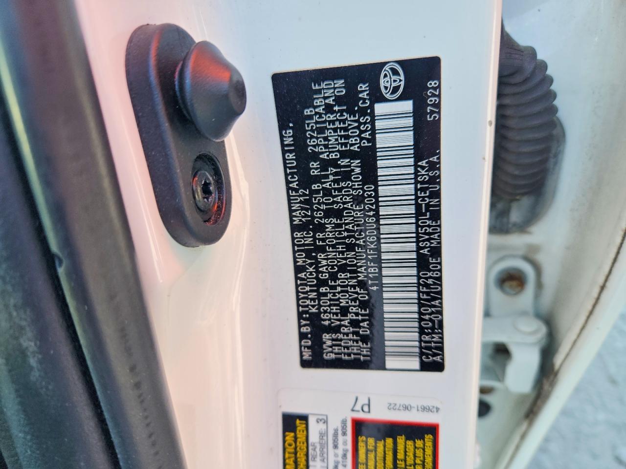 Toyota Camry Se