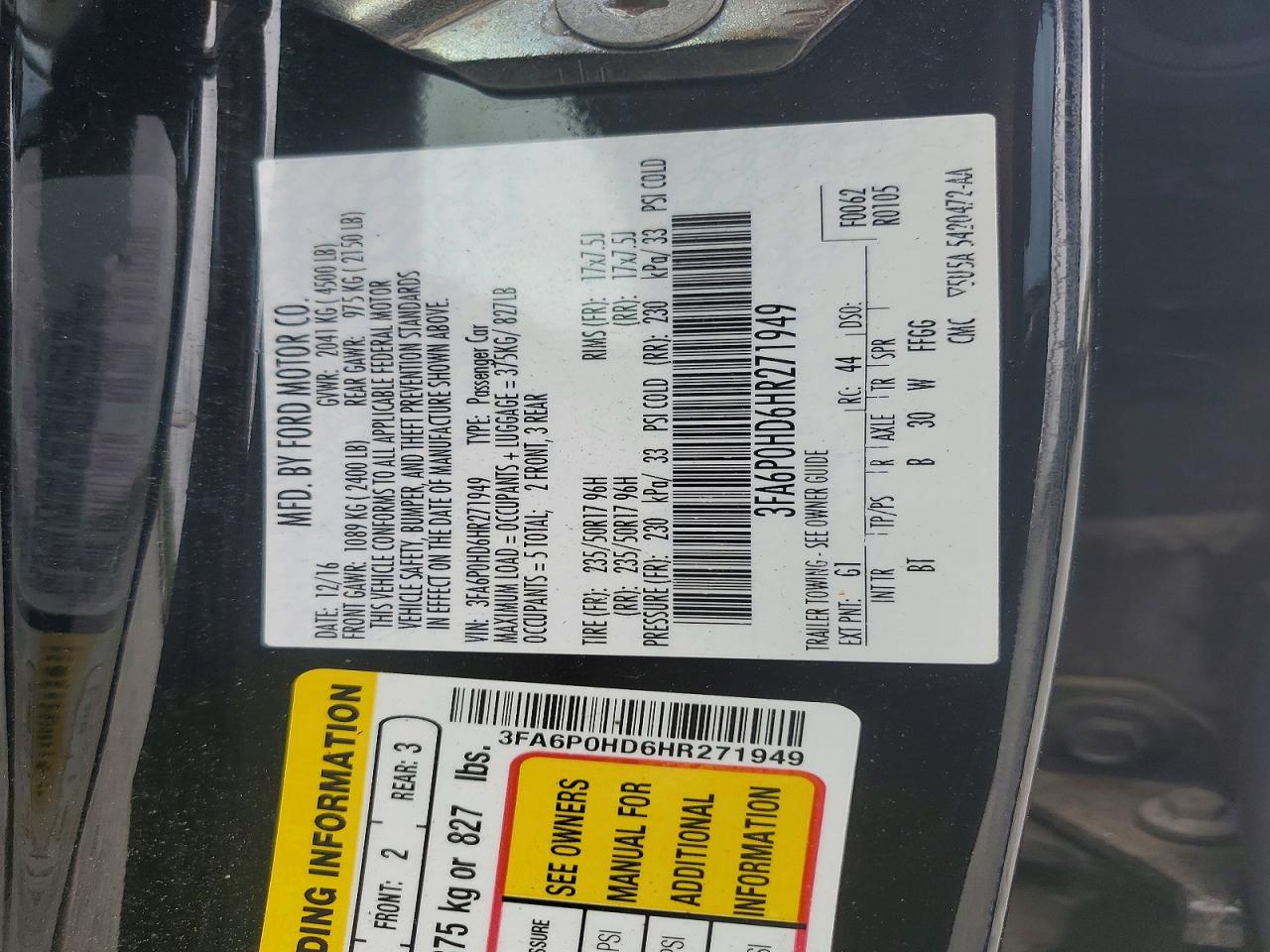 Ford Fusion Se