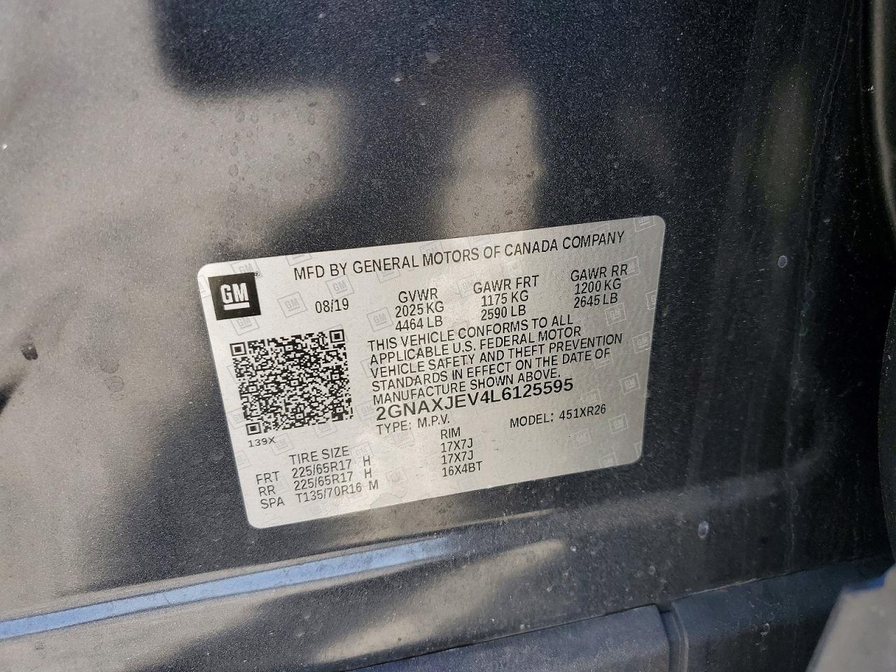 Chevrolet Equinox Lt