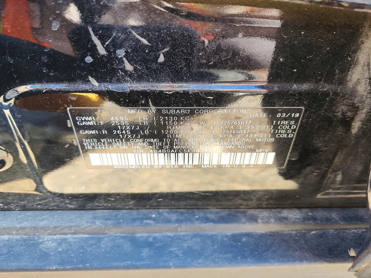 Subaru Outback 2.5i Premium