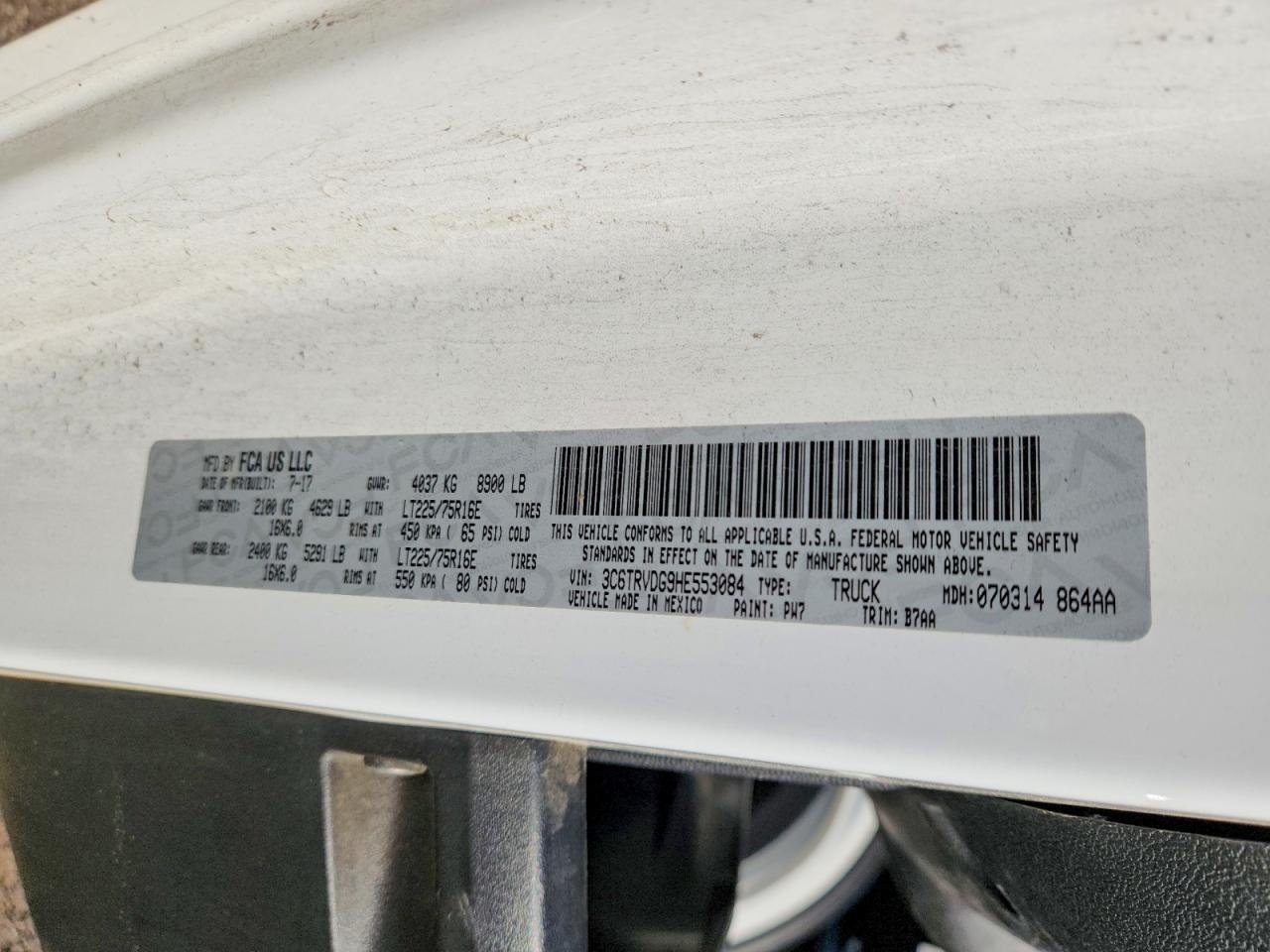 Ram Promaster 2500 High
