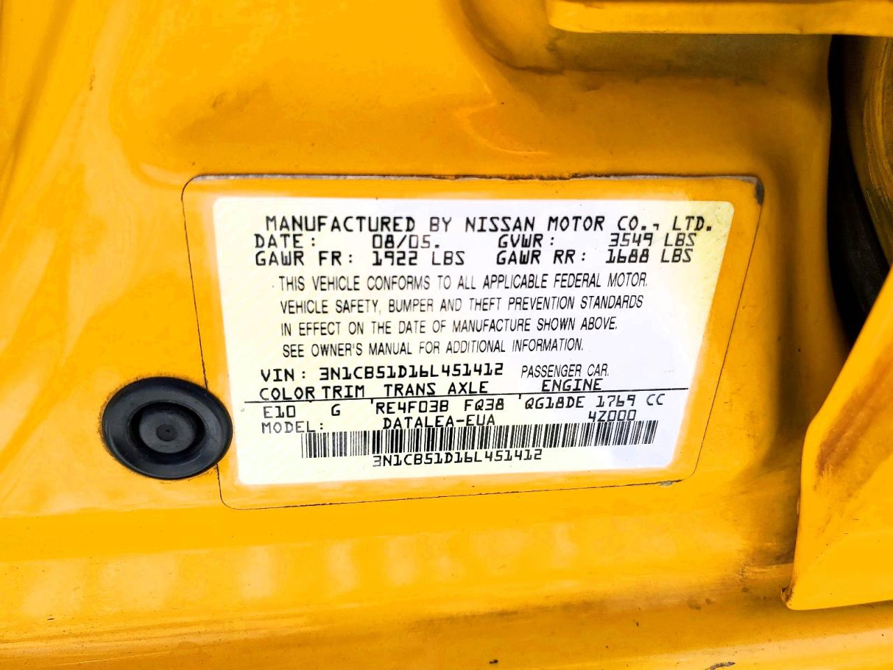 Nissan Sentra 1.8