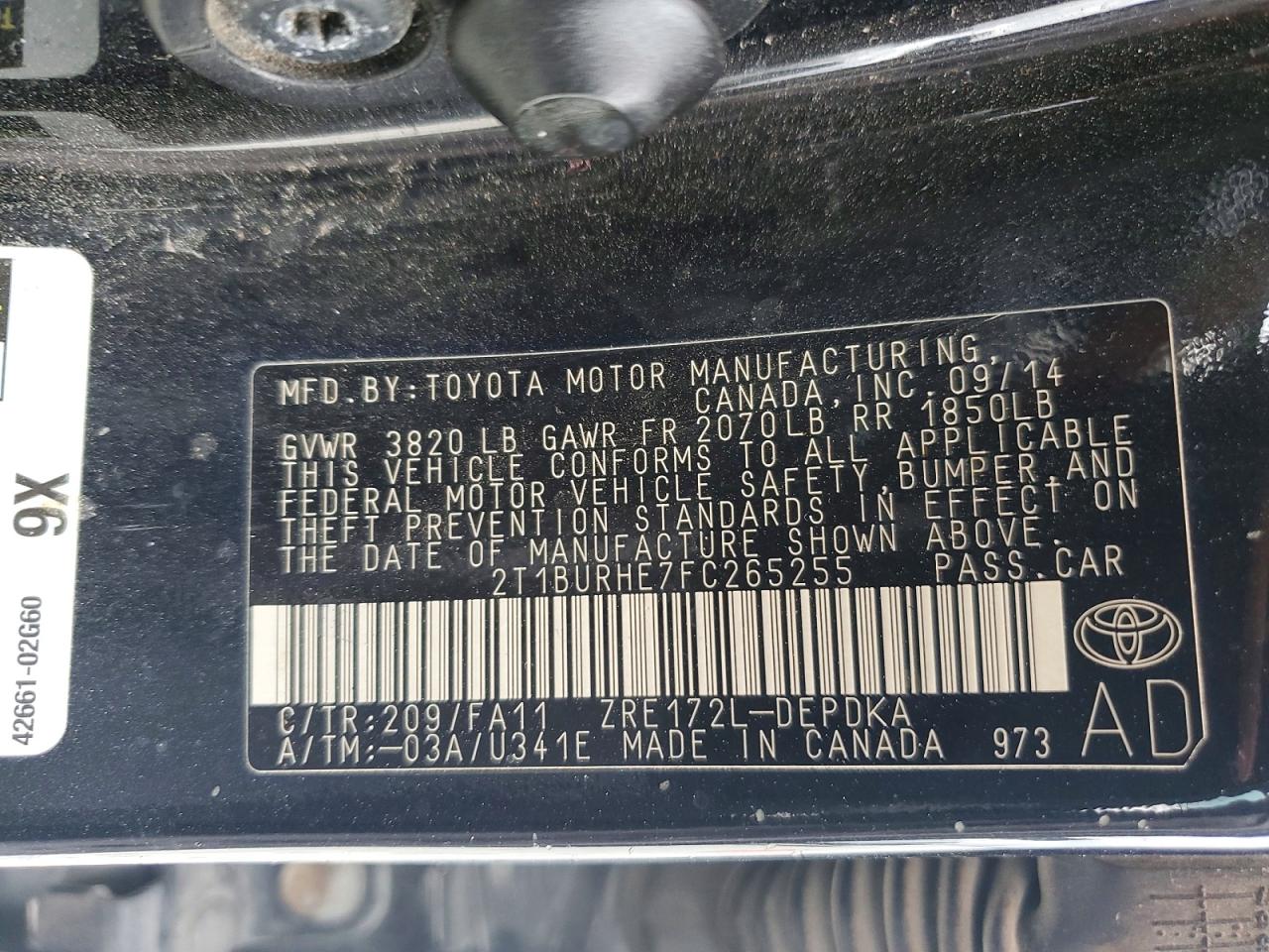 Toyota Corolla L