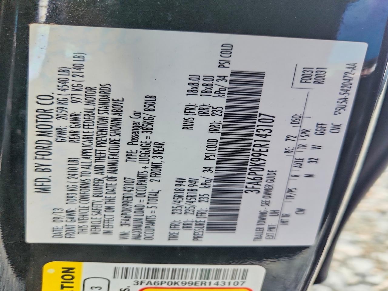 Ford Fusion Titanium