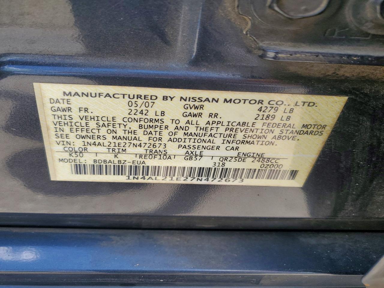 Nissan Altima 2.5