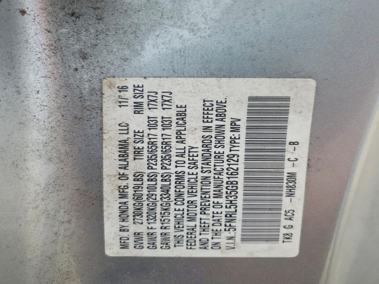 Honda Odyssey Se