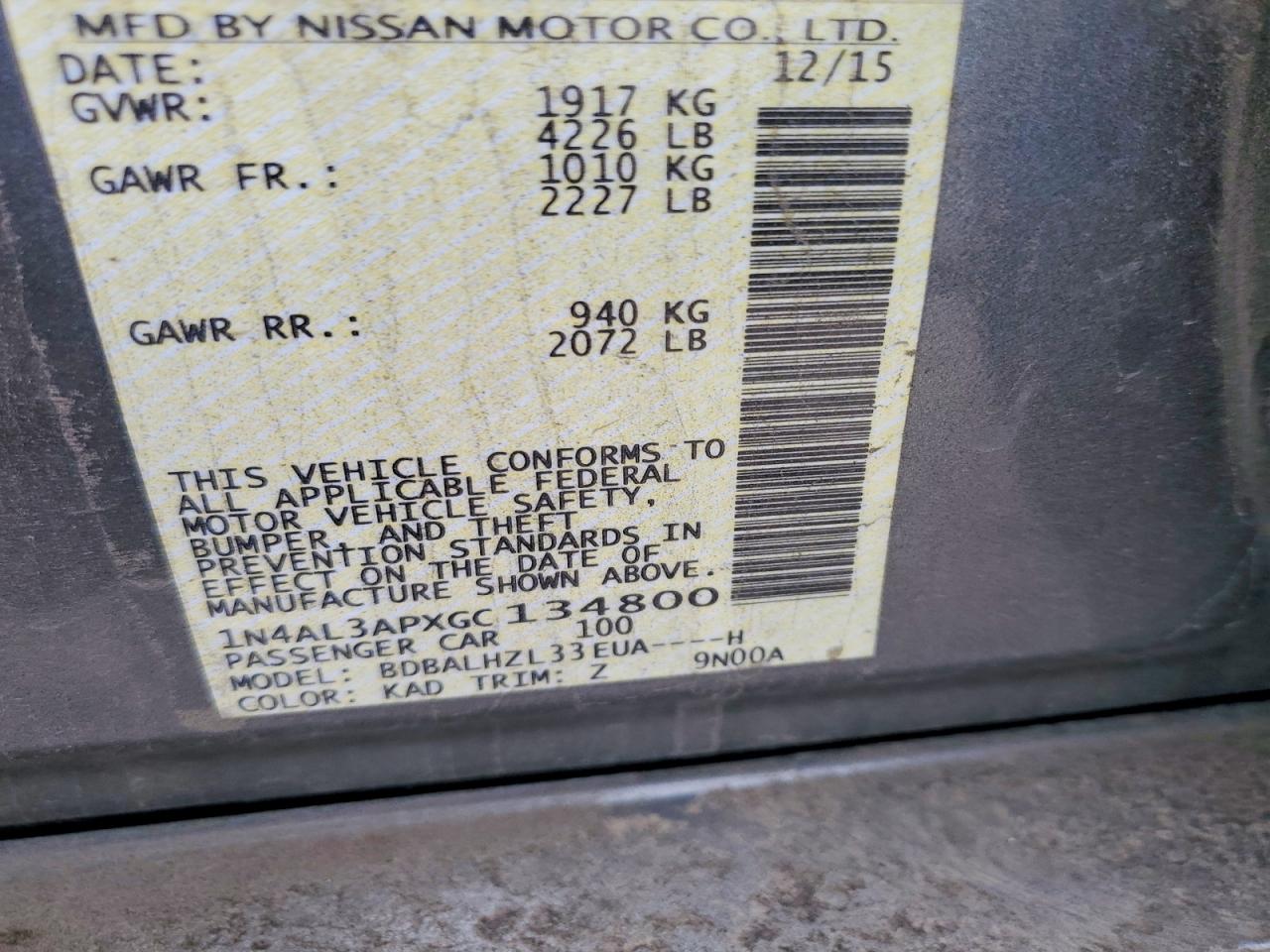 Nissan Altima 2.5