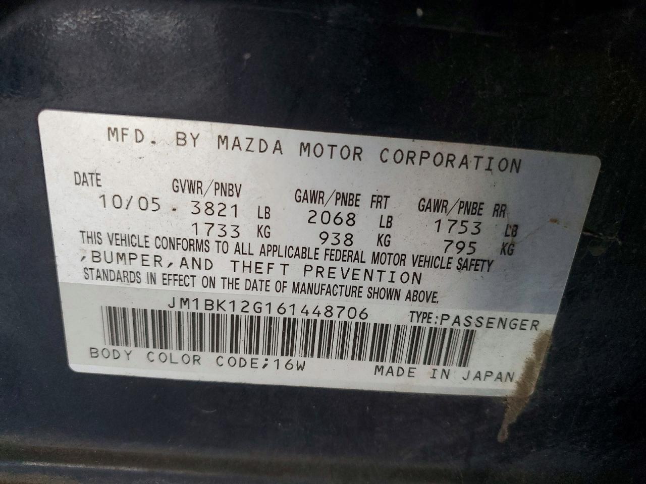Mazda 3 I