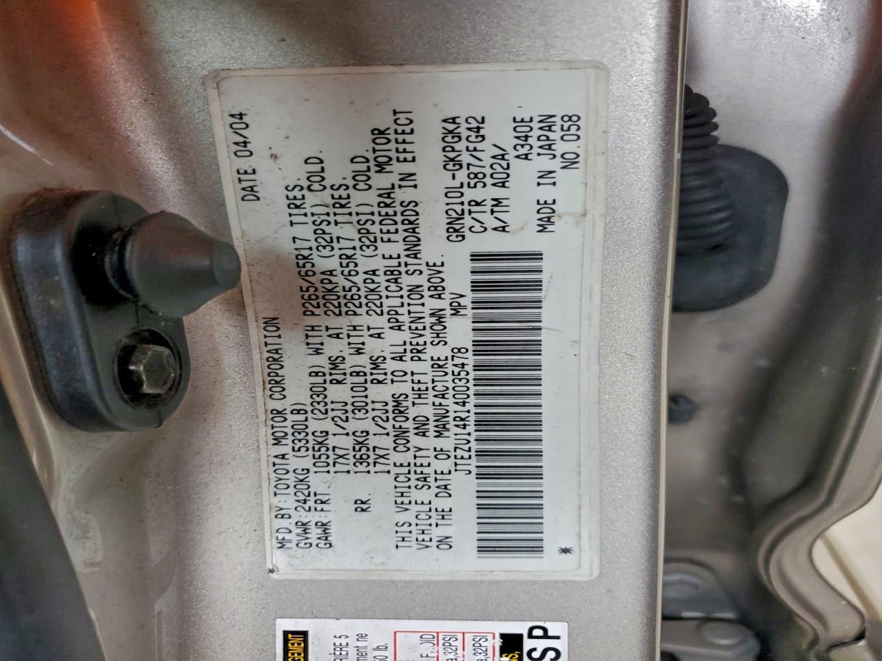 Toyota 4Runner Sr5