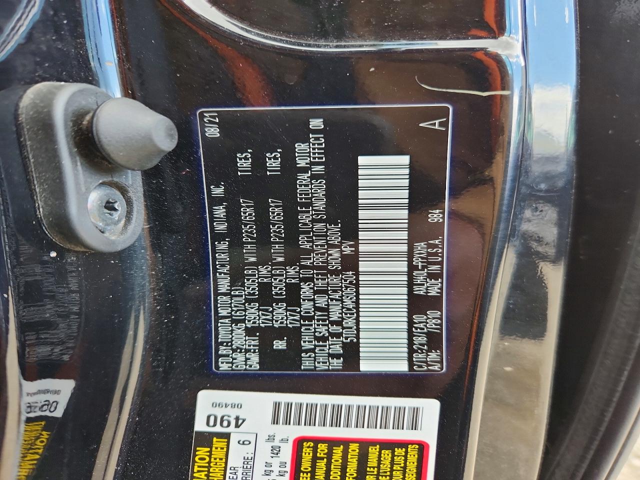 Toyota Sienna Xle