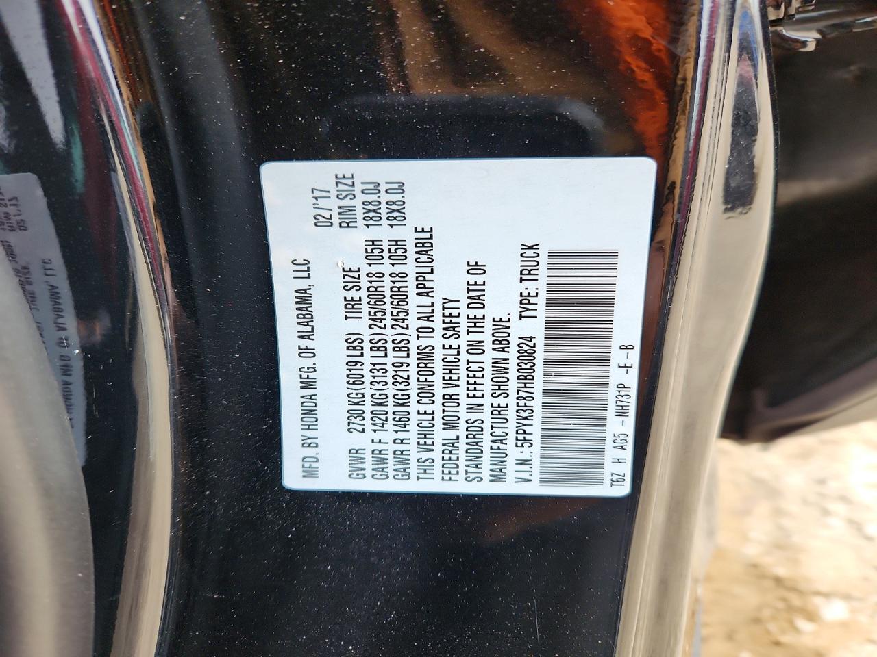 Honda Ridgeline Black Edition