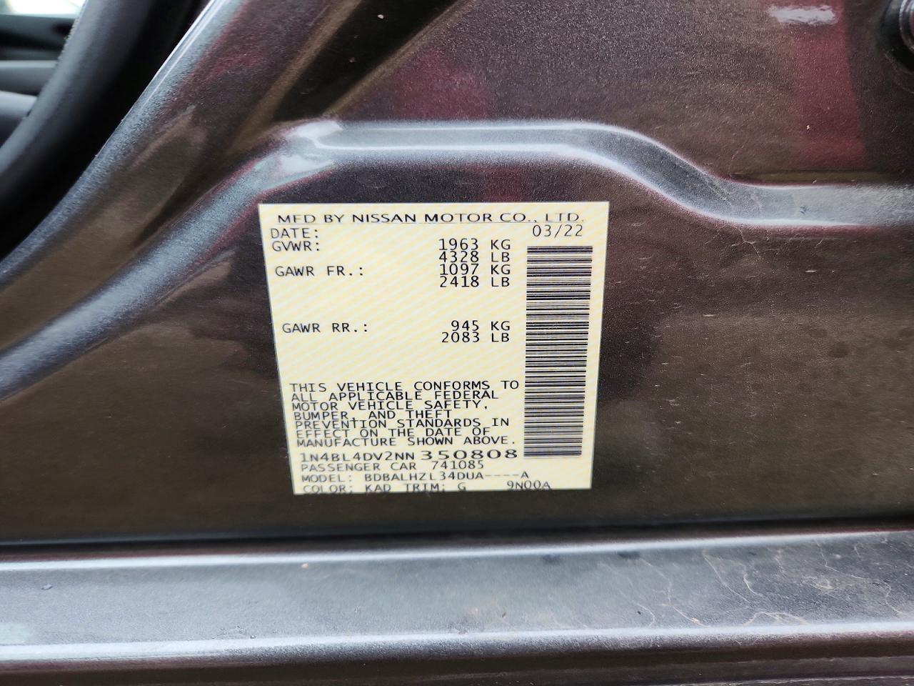 Nissan Altima Sv