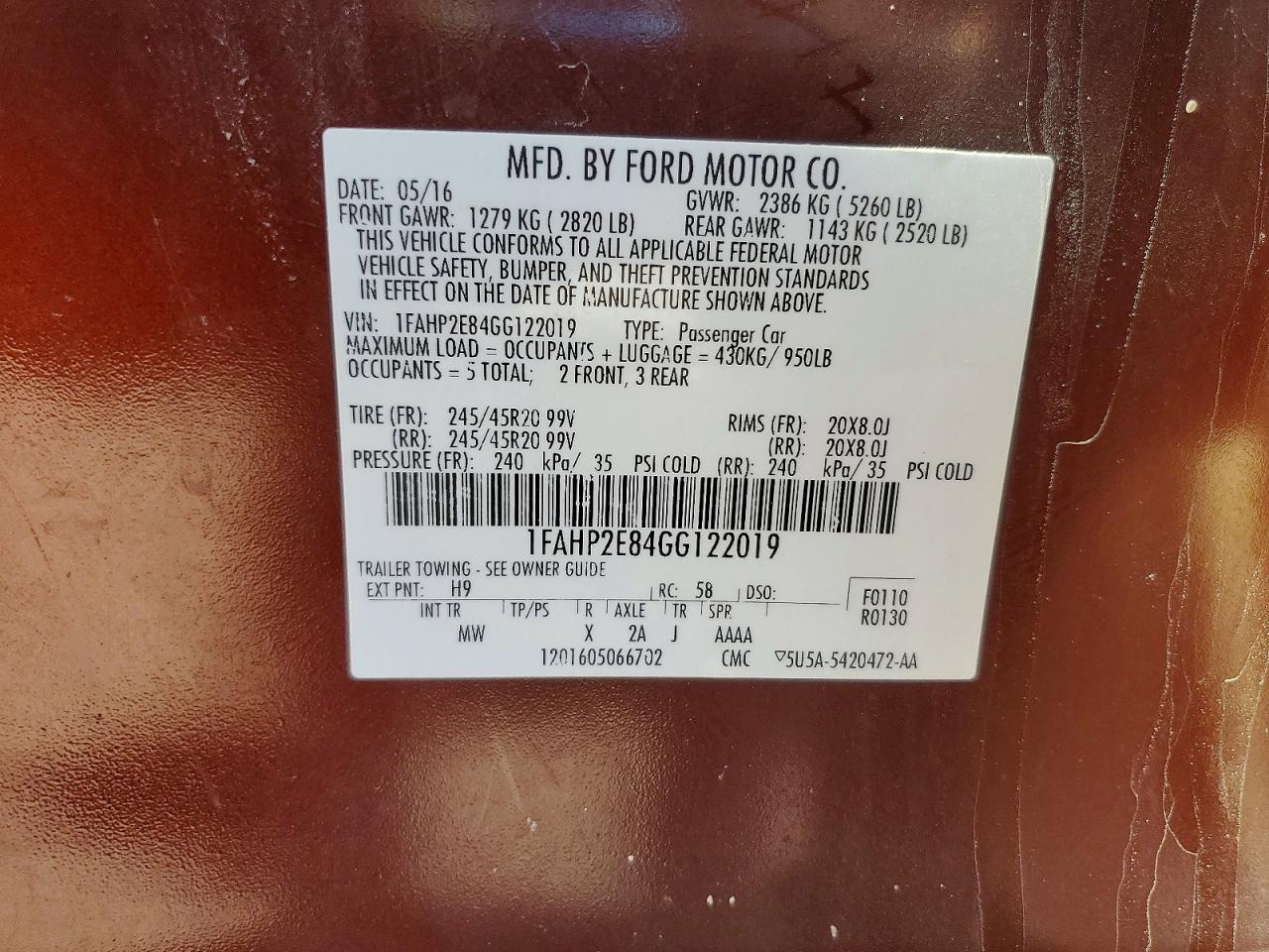 Ford Taurus Sel