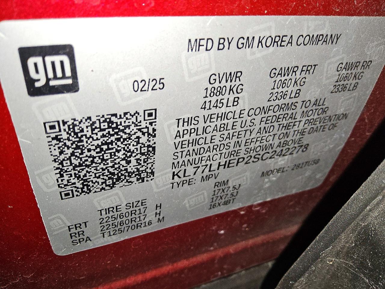 Chevrolet Trax 1lt