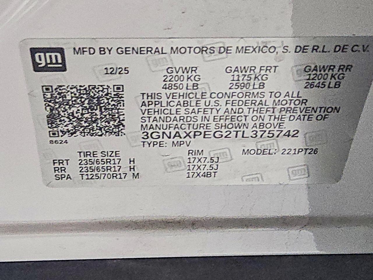 Chevrolet Equinox Lt