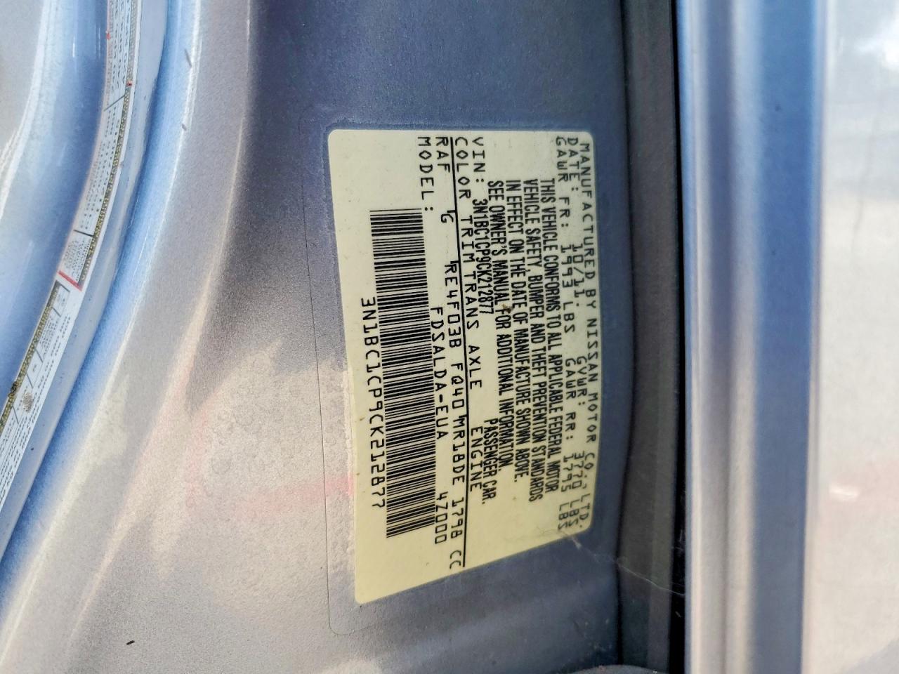 Nissan Versa 1.8 S