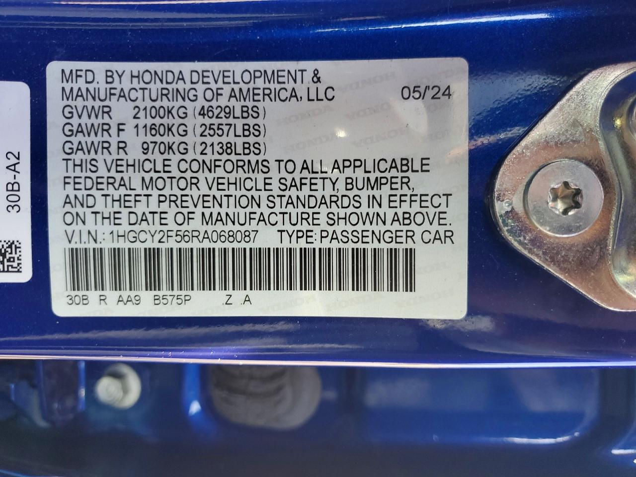 Honda Accord Hybrid Sport