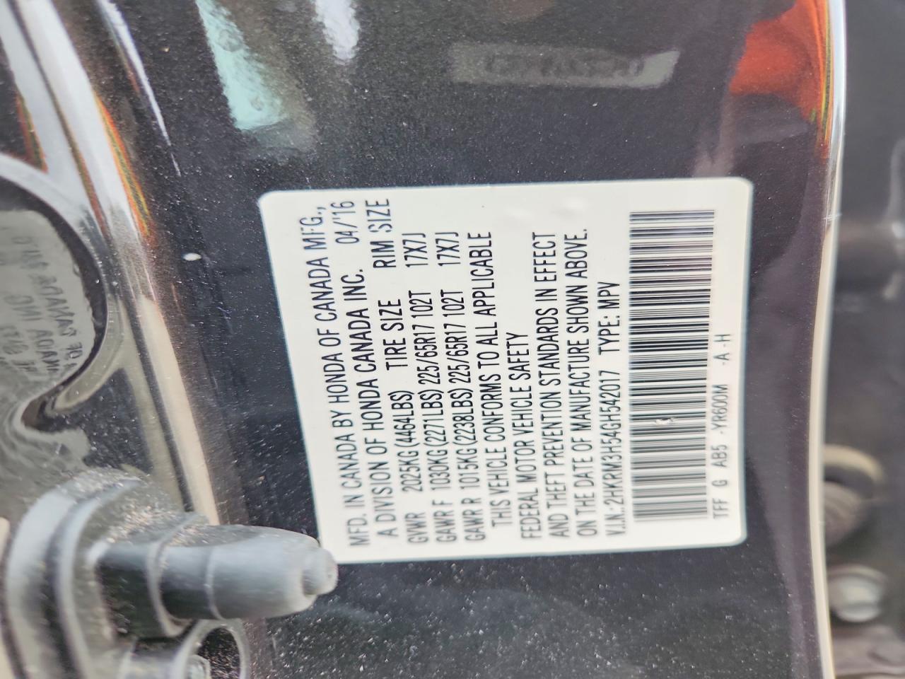 Honda Crv Ex