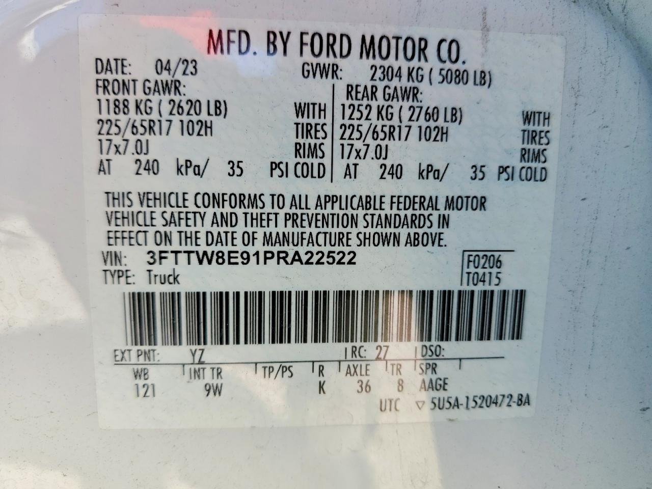 Ford Maverick Xl