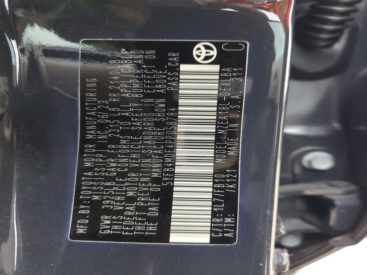 Toyota Corolla Le