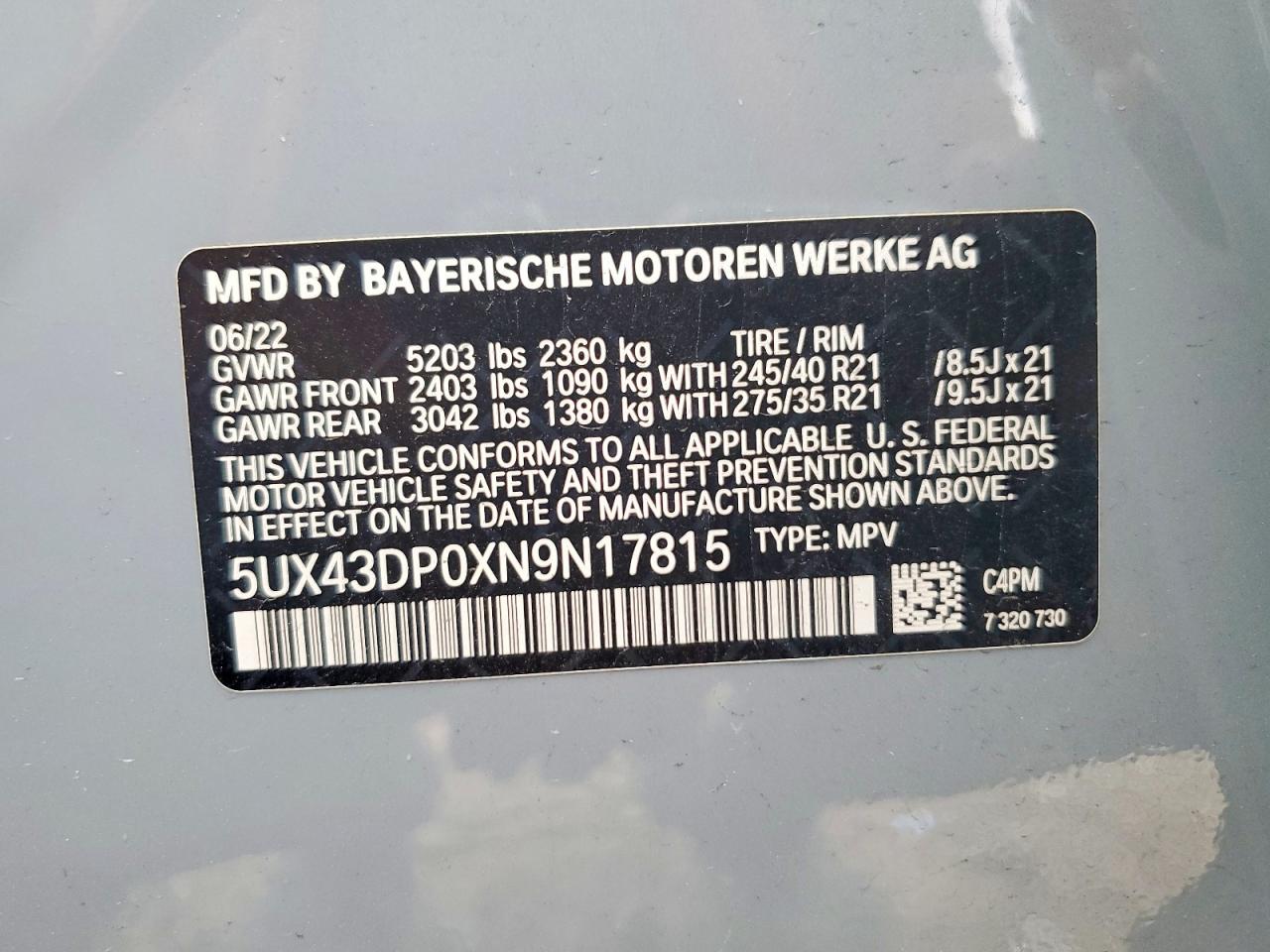BMW X Series Sdrive30i