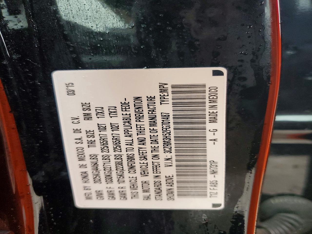 Honda Crv Ex