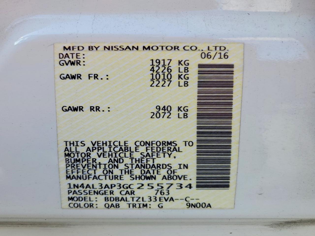 Nissan Altima 2.5 Sl