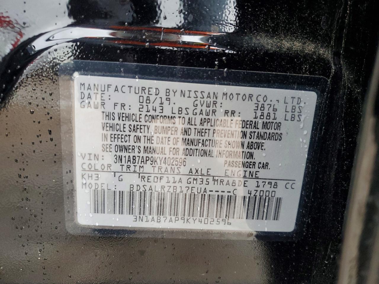 Nissan Sentra Sr