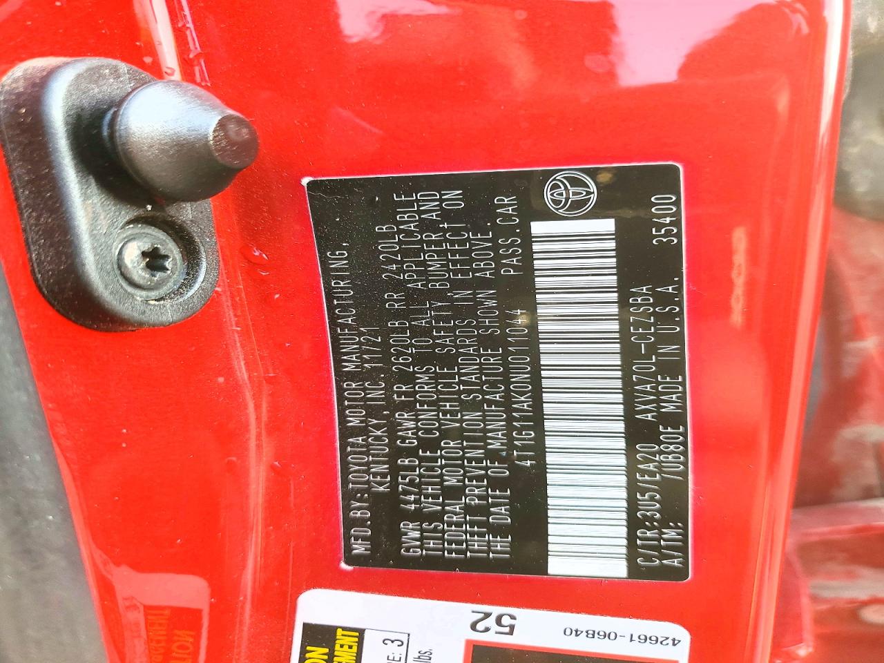 Toyota Camry Se