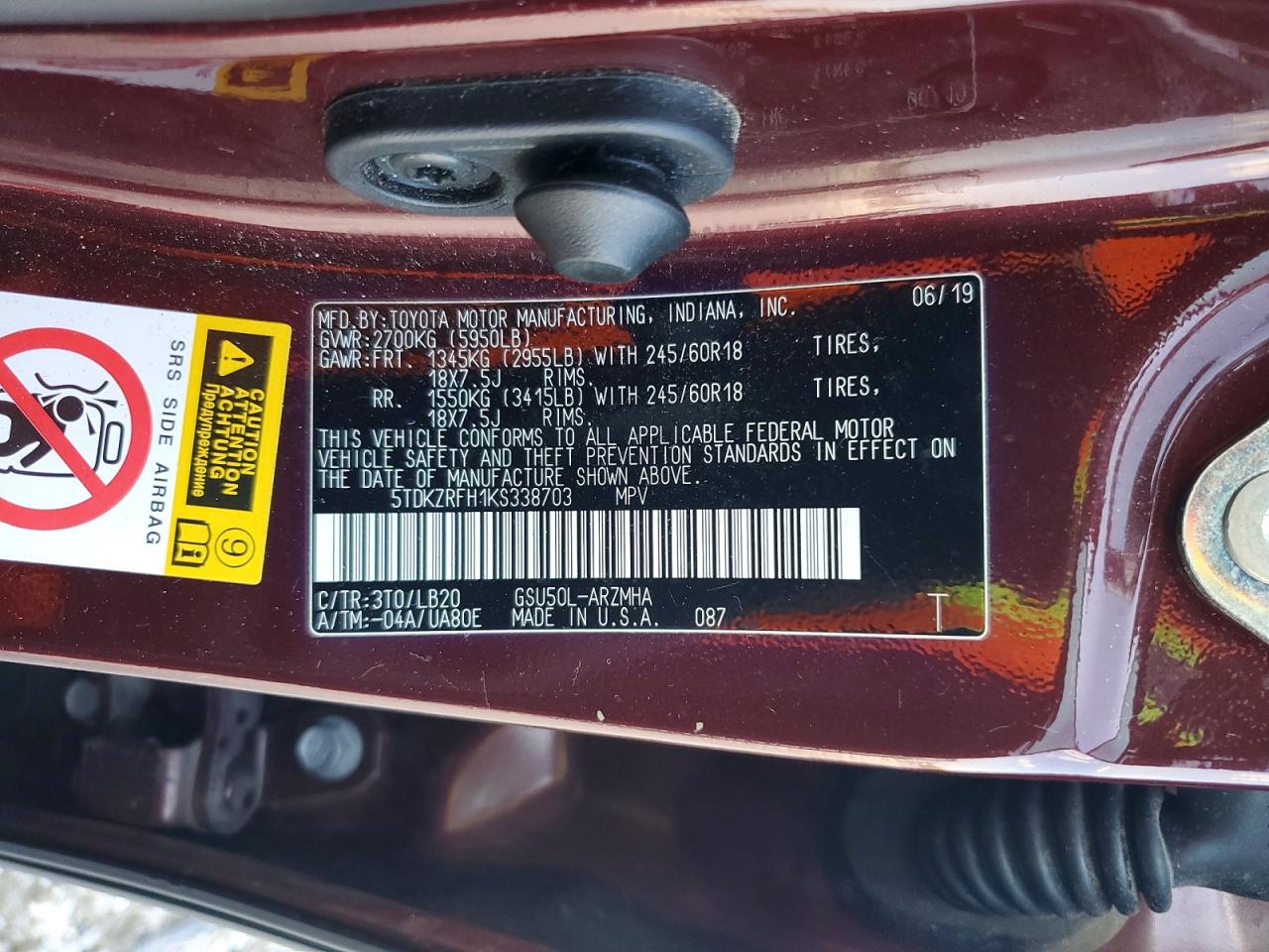 Toyota Highlander Xle