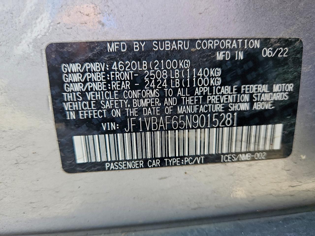 Subaru WRX Premium