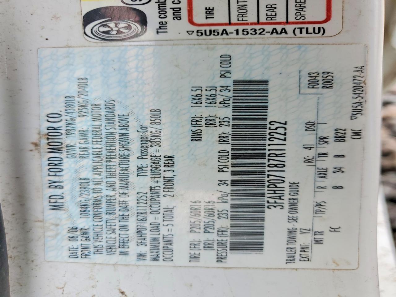 Ford Fusion Se