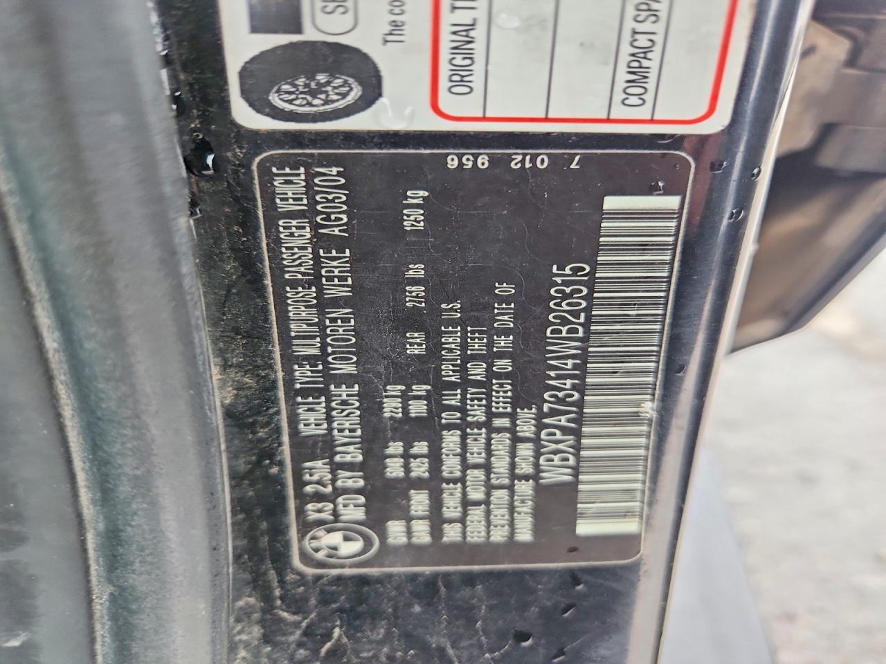 BMW X Series 2.5i