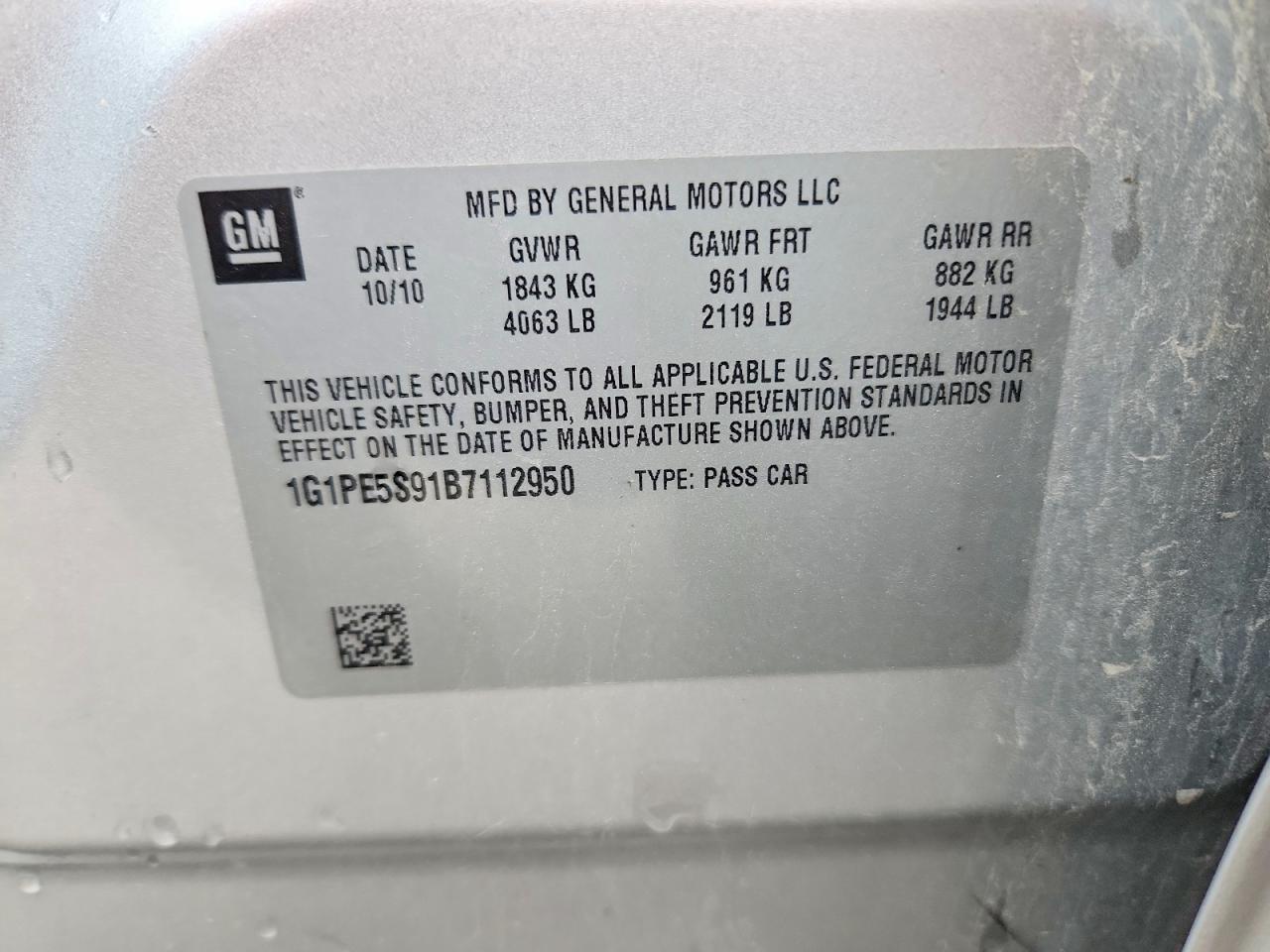 Chevrolet Cruze Lt