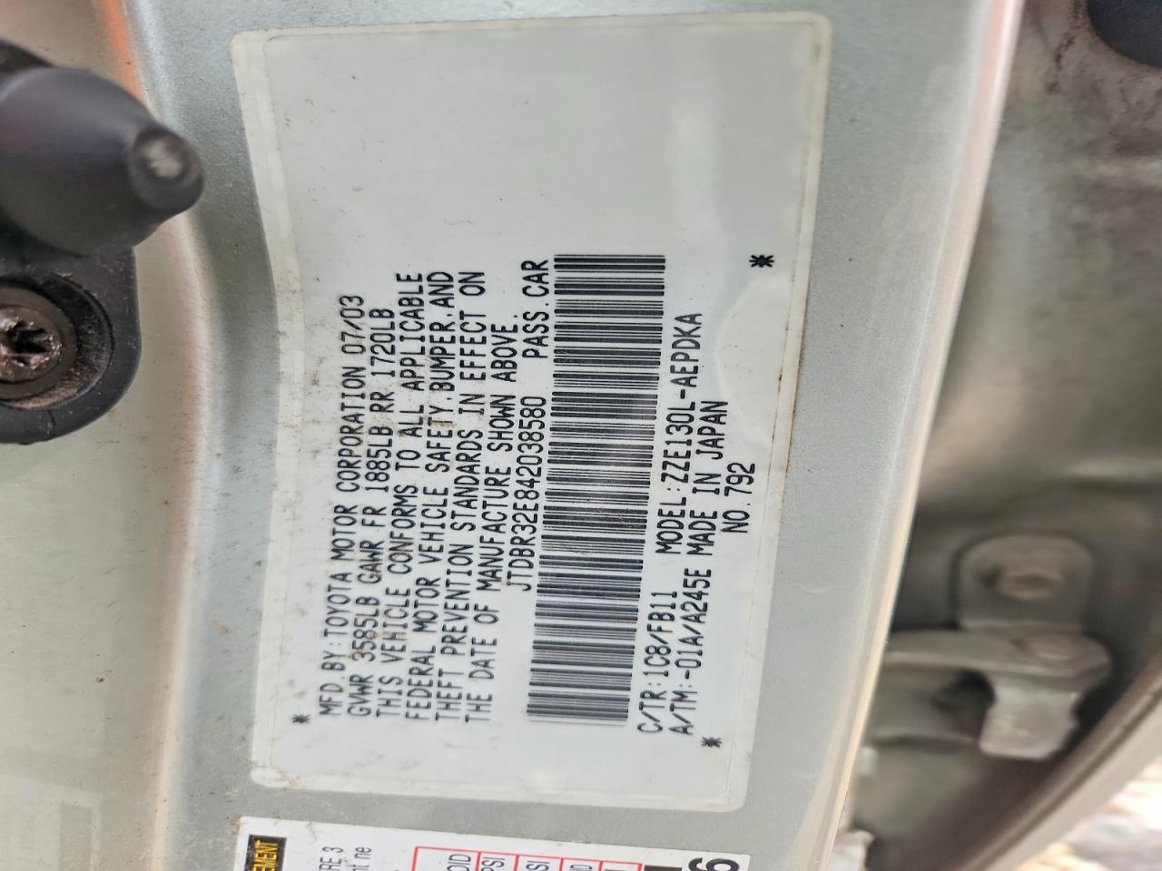 Toyota Corolla Ce