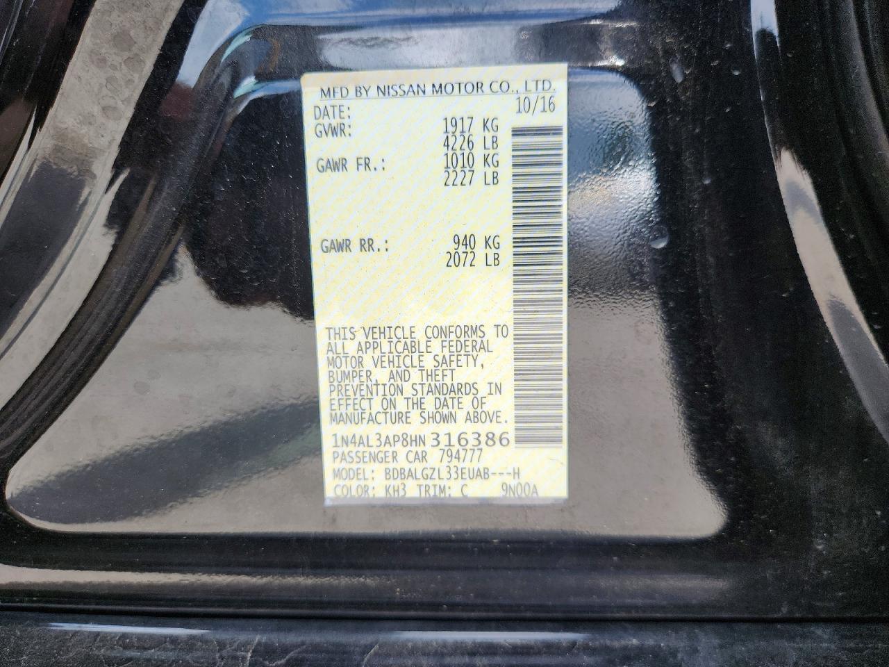 Nissan Altima 2.5 S