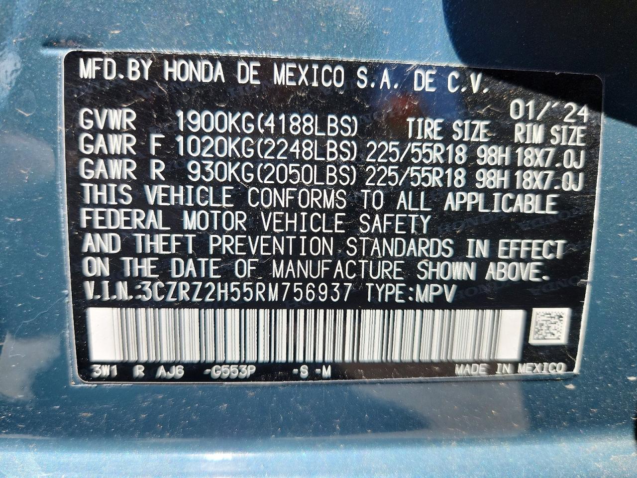 Honda HR-V Sport