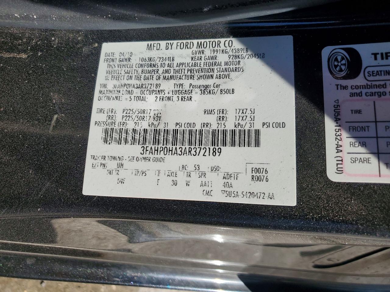 Ford Fusion Se