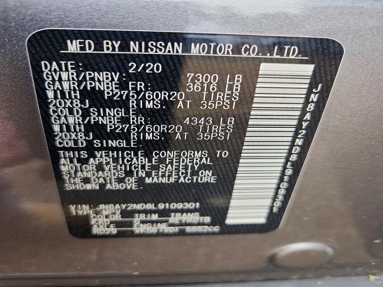 Nissan Armada Sl