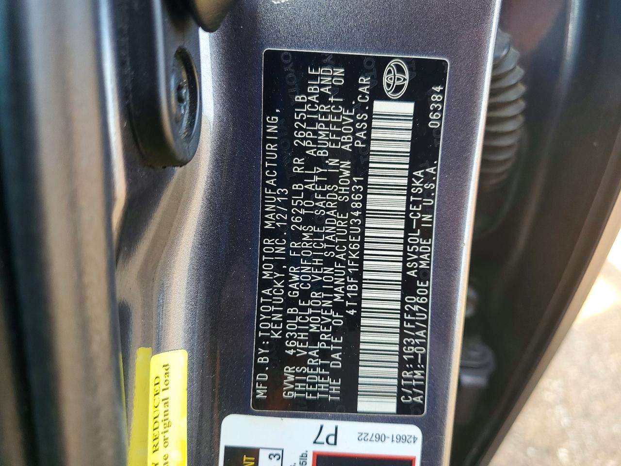 Toyota Camry Se