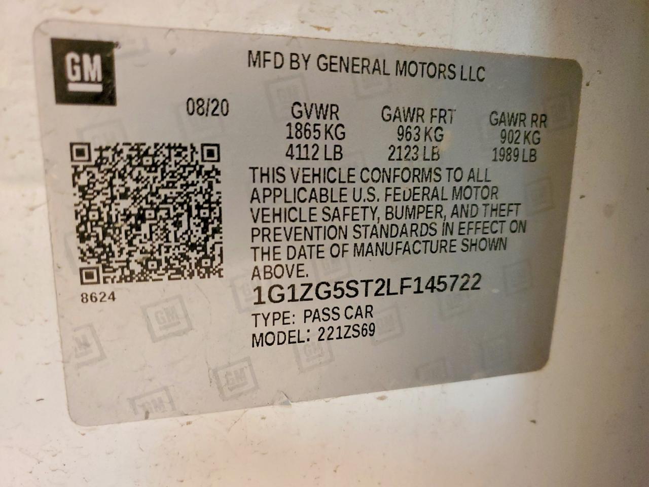 Chevrolet Malibu Rs