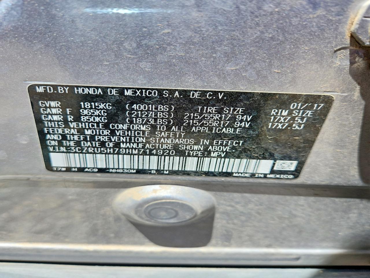 Honda HR-V Exl