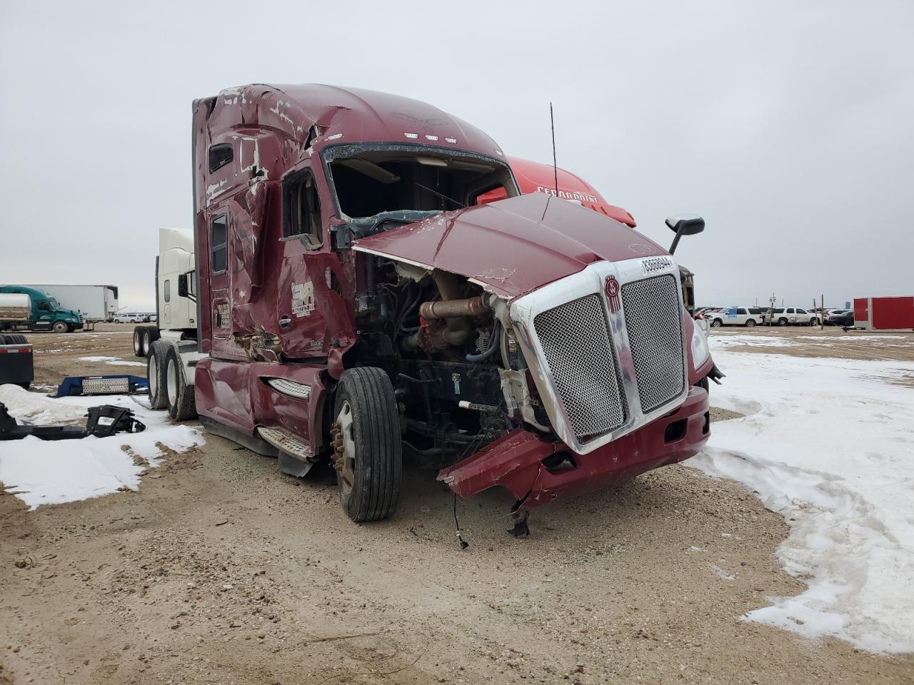 Salvage Kenworth Construction Image