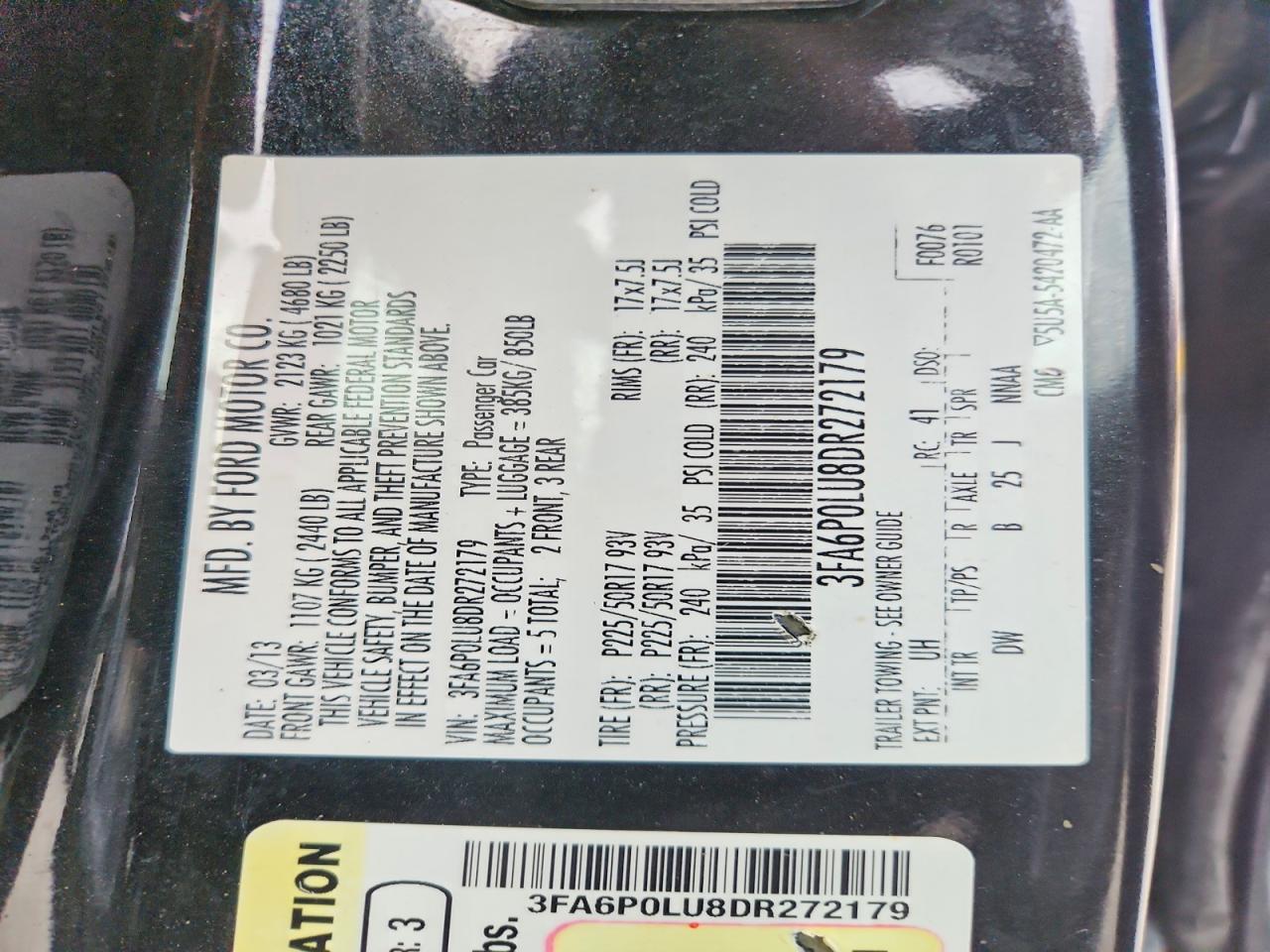 Ford Fusion Se Hybrid