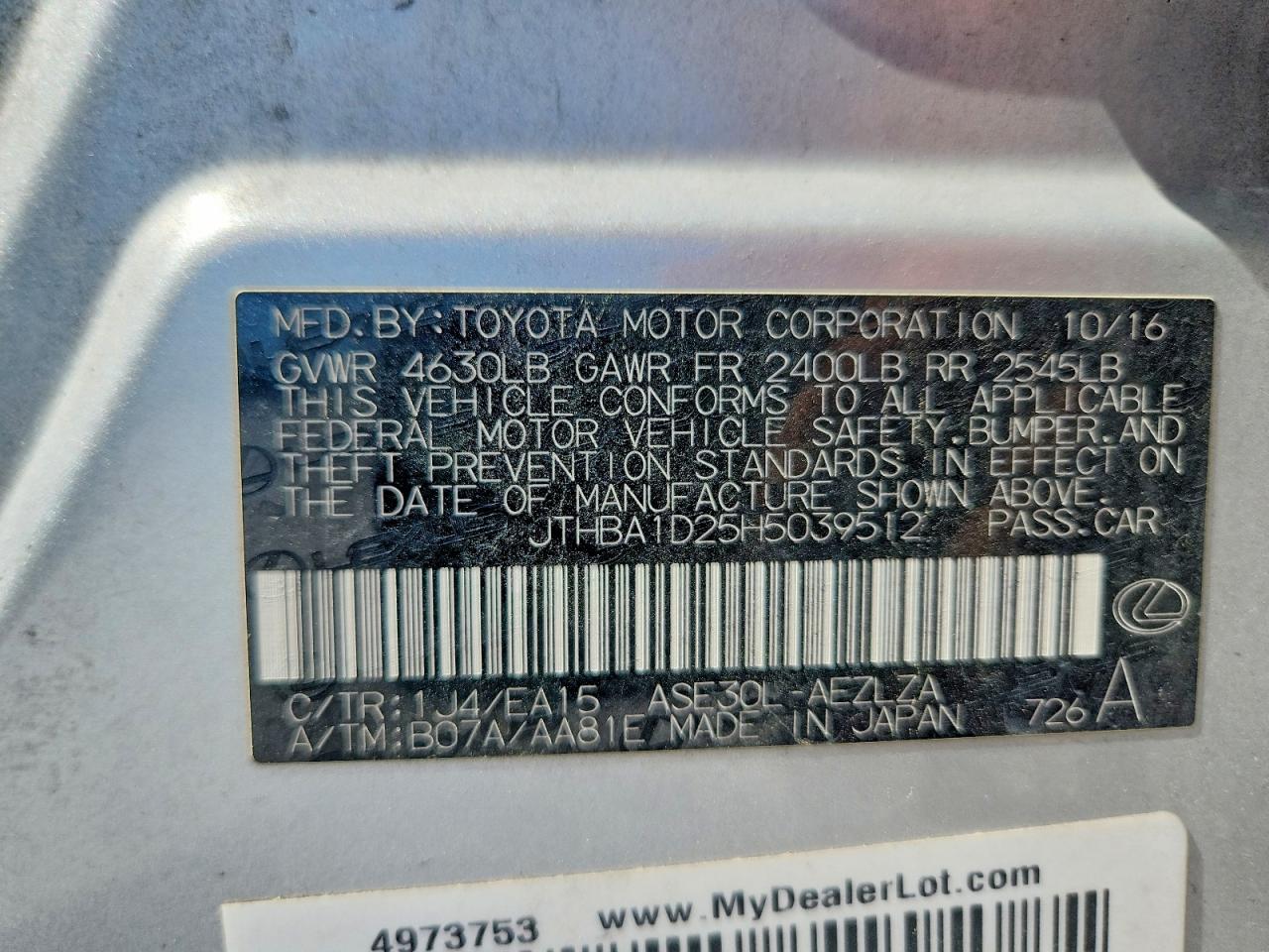 Lexus Is 200t